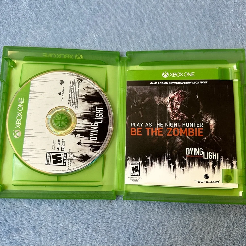 Dying Light•Xbox One•First-person action/survival/horror•zombie apocalypse EUC